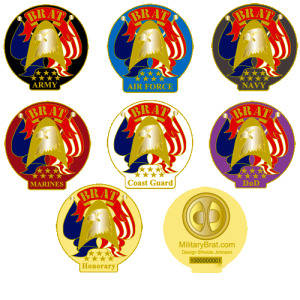image of Military Brat lapel pins